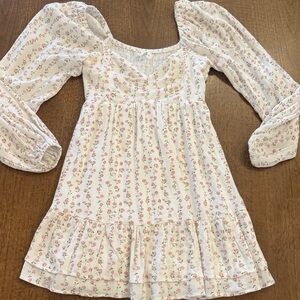 Altar'd State White Floral Dress